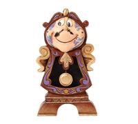 Figura Enesco Disney Din Don - La Bella y la Bestia, 12 cm, Hecha y Pintada a Mano