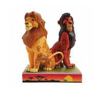Figura enesco disney el rey leon simba y scar