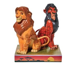Figura enesco Disney el Rey Leon Simba y Scar