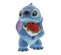 Figura Enesco Disney Lilo & Stitch - Stitch con Ramo de Rosas