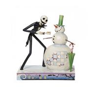 Figura enesco disney pesadilla antes de navidad jack descubriendo muñeco de nieve