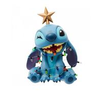 Figura enesco disney stitch luces navideñas