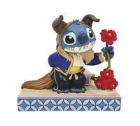 Figura Enesco Disney Traditions: Stitch como La Bestia de Jim Shore