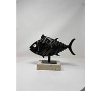 Figura Escultura Atun de forja para la Decoracion del hogar y como Trofeo.