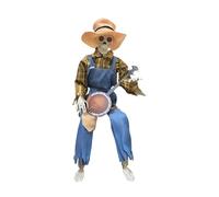 Figura Esqueleto de Halloween - Sacimiento posable, Banjo Musical | Decoración de Ojos Brillantes para de jardín de la casa, Tienda al por Menor Mostrar Vacaciones Escolares