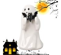 Figura fantasma, decoración fantasma linda | Adornos fantasmas de Halloween | Decoración fantasma de resina para Halloween, decoración de mesa fantasma espeluznante para el hogar, dormitorio, oficina