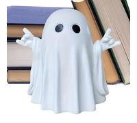 Figura Fantasma Genérica - Escultura de Halloween, Ornamento Humorístico, Estatua Rock and Roll, Decoración De Temporada Linda | Decoración Para La Mesa De La Casa Encantada De La Maion.