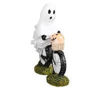 Figura Fantasma genérica para decoración de Figuras Fantasmas en Bicicleta con Estatua de, de Oficina estacionales para Mesa, Dormitorio, armarios de Entrada, habitación Maestra, Biblioteca