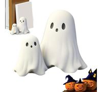 Figura Fantasma | Spooky Halloween Ghost Tabletop Decor | Figuras de Resina de Halloween | Juego de Figuras embrujadas para casa, habitación, decoración de Escritorio, exhibición de, decoración