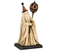 Figura Fantasma Vintage Resina, Espeluznante, Linda y Brillante | Figurilla de Fantasma para Decoraciones Halloween Para Repisa de Chimenea, Entrada, Sobremesa, Mesa, Oficina en el Hogar,