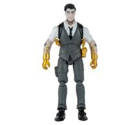 Figura Fortnite Midas 2 en 1 con 15 Accesorios, Armadura Desmontable y Capa de Tela, FNT1068