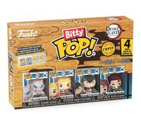Funko Bitty Pop! 4 Pack: Demon Slayer - Inosuke Hashibira & More | Merchandising Oficial - Mini Figuras de 2,2 cm con Expositor - Decoración de Tartas y Regalo de Fiesta