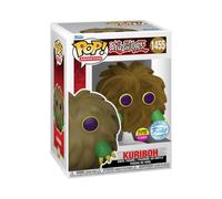 Funko 743Funko Pop Yu Gi Oh Kuriboh Flocked #1455 Pop Exclusive Edition - Brilla en la Oscuridad