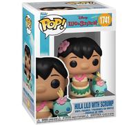 Funko Pop! & Buddy: Disney Lilo & Stitch - Hula Lilo with Scrump | Merchandising Oficial - Figura de Vinilo Coleccionable para Decoración - Regalo Friki de Cumpleaños