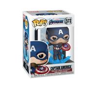 Funko Pop! Marvel: Avengers Endgame - Captain America with Broken Shield & Mjolnir - Figura de Vinilo Coleccionable - Idea de Regalo- Mercancia Oficial - Juguetes para Niños y Adultos