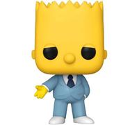 Figura Funko Pop! Televisión Los Simpsons Gangster Bart Modelo 900 | 52947 - Original - Figuras Miniaturas Coleccionables Para Exhibición - Idea De Regalo - Mercancía Oficial - Juguetes Para Niños Y