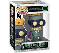 Funko pop! animation: futurama - super king bender - figura de vinilo