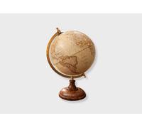 Figura globo terráqueo 15cm beige