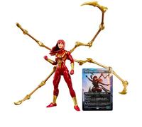Figura Mary Jane Watson Iron Spider Marvel Legends Magic The Gathering Spider-Man Articulada 15 cms