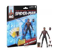 Figura hasbro marvel legends miles morales: the ultimate spider - man mini comics ultimate miles