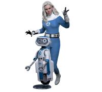 Figura Hot Toys MMS824B - Marvel Comics - The Fantastic Four : First Steps - Invisible Woman & H.E.R.B.I.E