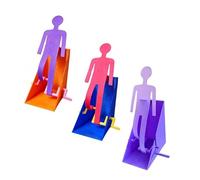 Figura Humana Impresa en 3D, Andador con manivela Impreso en 3D, Figura mecánica con manivela para Escritorio, Juguete Interactivo antiestrés para aliviar la tensión y concentrarse (3Pcs)