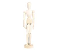 Figura humana modelo de marioneta | Maniquí de artista con base - Maniquí educativo de madera para creación artística y exhibición