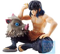 Figura bandai ichibansho demon slayer kimetsu no yaiba inosuke hashibira 10 cm exclusiva
