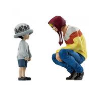 One Piece The Unbreakable Law Trafalgar Law & Corazon Ichibansho figures 11cm Ba
