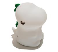 Figura iluminada decorativa Muitomas Dinosaurio USB silicona blanca