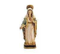 Figura Inmaculado Corazón De María Imagen 13.5Cm. Adorno Resina Peana Decoración