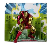 Figura Iron Man Clásico Marvel Estatua Diorama 18 cms