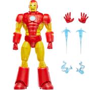 Marvel Legends Series - Iron Man (Model 09) - Figura de colección de 15 cm de Iron Man de los cómics - Pack Tipo blíster Estilo Retro