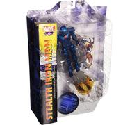 Figura Iron Man Stealth Peana Diorama Marvel 20 Cms