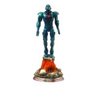 Figura Iron Man Stealth Peana Diorama Marvel 20 cms