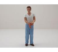 1956 Figura de Resina James Dean para Porsche 356A Spyder 1:12 KK-Scale KKFIG004