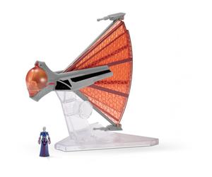 Figura jazzwares star wars nave 8cm ginivex class starfighter y figura