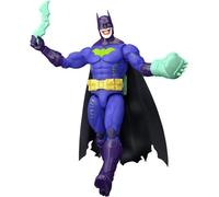 Mattel DC Premier Serie Figura Batman Jokerizado 16,5 cm | Serie 2 superhéroe alterado, 22 puntos de articulación, capa de tela, base y accesorios, JNF59