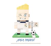 Figura Jugador Real Madrid CF 10x8x8 cm, Set de Construcción Oficial de 210 Piezas con Partes Intercambiables, Incluye Pegatinas Personalizables, Ideal para Niños de +7 Años - Neko Brands