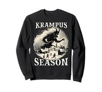 Figura legendaria Krampus | Máscara Krampus Run Perchten | Sudadera