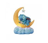 Disney Traditions Stitch and Scrump On Light Up Moon - Figura Decorativa