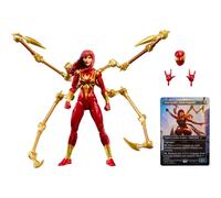 Figura Mary Jane Watson Iron Spider Marvel Legends Magic The Gathering Spider-Man Articulada 15 cms