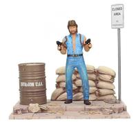 Figura Matt Hunter Invasion USA Chuck Norris Lujo Diorama 18 cms