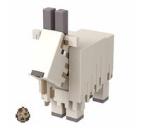 Minecraft Cabra Figura articulada de juguete con cubos de papel para construir, regalo para niños +6 años (Mattel HDV15)