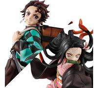Figura megahouse serie g.e.m. demon slayer kimetsu no yaiba kamado brother & sis
