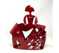 Figura Menina de forja I Love You Serie Corazones - Figura Menina Decorativa para la Decoracion del hogar