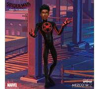 Figura mezco toyz spider - man across the spider - verse spider - man miles morales 17cm