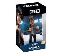 Figura MINIX coleccionable detallada de Creed Rocky Balboa con chaqueta de cuero