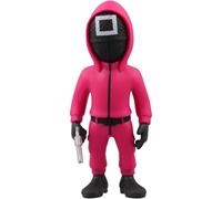 MINIX Collectible Figurines, Figura de colección 12cm, El Juego del Calamar, Guardia Enmascarado Cuadrado, Coleccionables para Exhibición, Idea de Regalo, Fans De TV (MN16594)