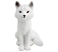 Figura modelo Wild Fox: miniatura de animal realista, modelo de proyecto escolar coleccionable, mano de obra fina | Decoración creativa para estantería, mesa escolar, área de aprendizaje, escena fotog